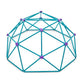 Plum® Deimos Metal Climbing Dome - Teal