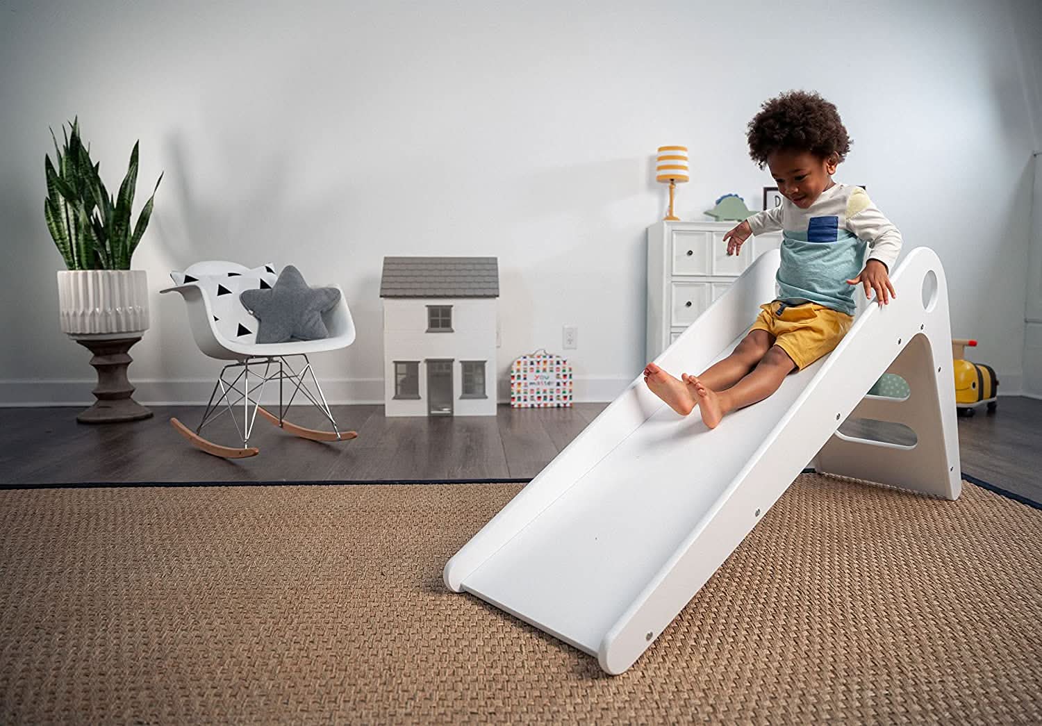 Wooden Kids Play Room Slide