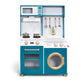 Bakehouse Traditional Wooden Kitchen with Fridge – Oxford Blue
