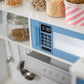 Penne Pantry Wooden Corner Kitchen with Fridge – Berry Blue