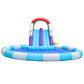 Rainbow Pool and Bounce Castle with Dual Slides / Ball Pit (63102)