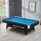 ActiveGo BreakShot 7ft High Speed Velvet Cloth Pool and Billiards Table with Ball Return, Solid Legs, and Pool Cues, Balls and Accessories Included