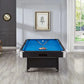ActiveGo BreakShot 8ft High Speed Velvet Cloth Pool and Billiards Table with Ball Return, Solid Legs, and Pool Cues, Balls and Accessories Included