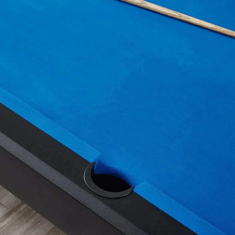 ActiveGo BreakShot 8ft High Speed Velvet Cloth Pool and Billiards Table with Ball Return, Solid Legs, and Pool Cues, Balls and Accessories Included