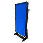 ActiveGo BreakShot Fold Up High-speed blue velvet cloth Pool and Billiards Table, Comes with 8/9 Ball Set, Triangle, 2 Wooden Pool Cues, Surface Brush and 2 Tip Chalks