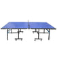 ActiveGo RallyStrike Steel Framed, Regulation Sized, Foldable Table Tennis Ping Pong Table with Roll Away Design, Bats, Net and Ball Included
