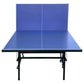 ActiveGo RallyStrike Steel Framed, Regulation Sized, Foldable Table Tennis Ping Pong Table with Roll Away Design, Bats, Net and Ball Included