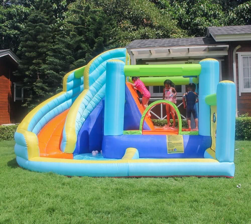 Blue Bouncy Castle Jumping Castle with Slide (73003)