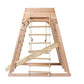 Indoor Climbing Play Gym with Slide & Swing Frame