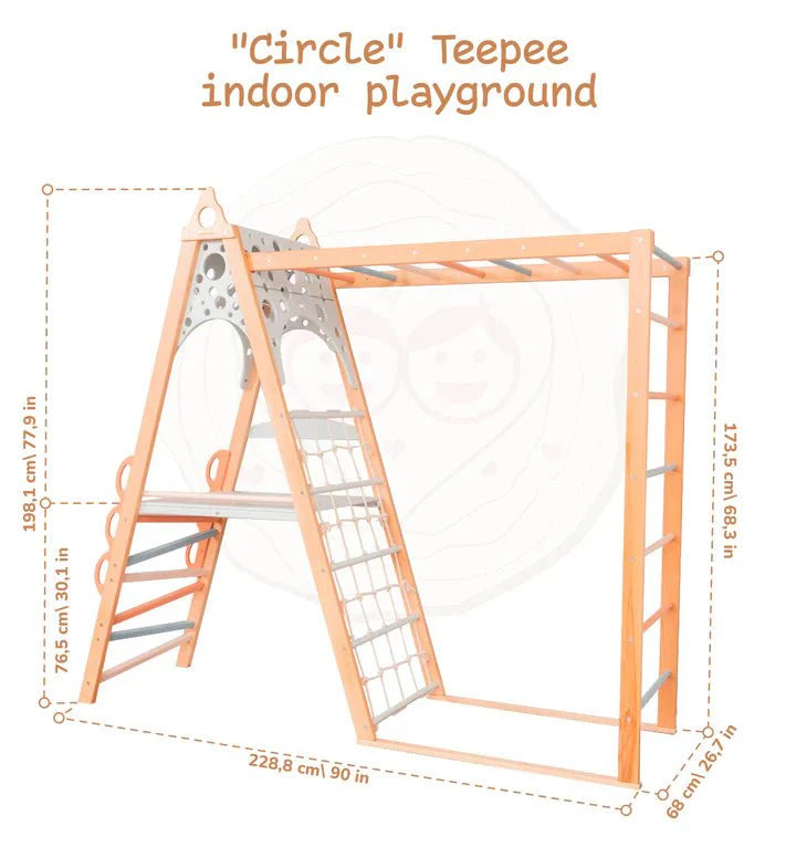 Wooden Teepee Playground