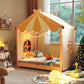 SLEEPY TIME KIDS Wooden Floor Bed Double Size