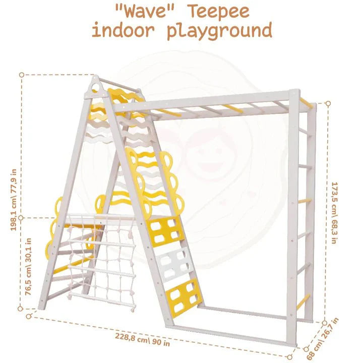 Wooden Teepee Playground