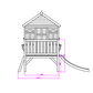 Deposit - Happy Shack Elevated NO SLIDE ($1199)