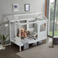 SLEEPY TIME KIDS House Bed - King Single WHITE