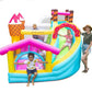 Candy Inflatable Bouncy Castle with Slide and Ball Pit (72043)