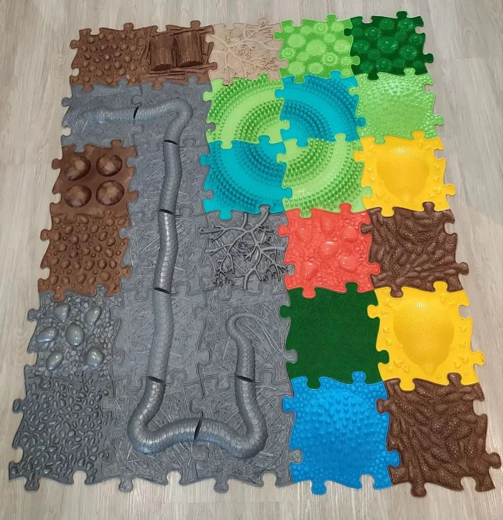 Muffik Snake Sensory Playmat Set (Extended) - Tinnitots
