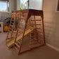Indoor Climbing Play Gym with Slide & Swing Frame
