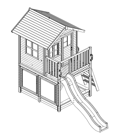 Deposit - Inspiration Shack with Mud Kitchen & Activity Zone ($2098)