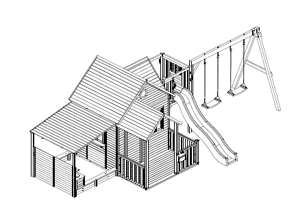 Deposit - Jolly Shack with Mud Kitchen ($3198)