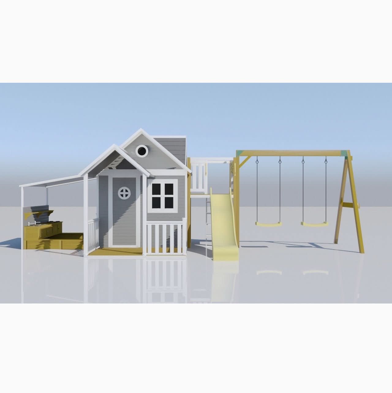 Deposit - Jolly Shack with Mud Kitchen & Swing Set ($3457)