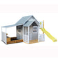 Jolly Shack Cubby House with Mud Kitchen & Swing Set