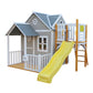 Jolly Shack Cubby House with Mud Kitchen & Swing Set
