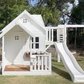 Jolly Shack Cubby House with Mud Kitchen & Swing Set