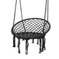 Lifespan Kids Hammock Hanging Swing Chair with Cushions in Black