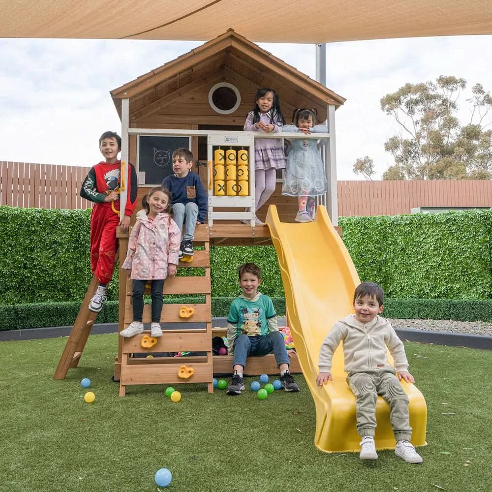 Lifespan Kids Warrigal Cubby House - Yellow Slide