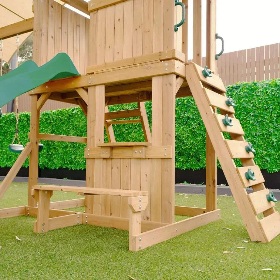 Lifespan Kids Carindale Play Centre Set with 2.2m Green Slide