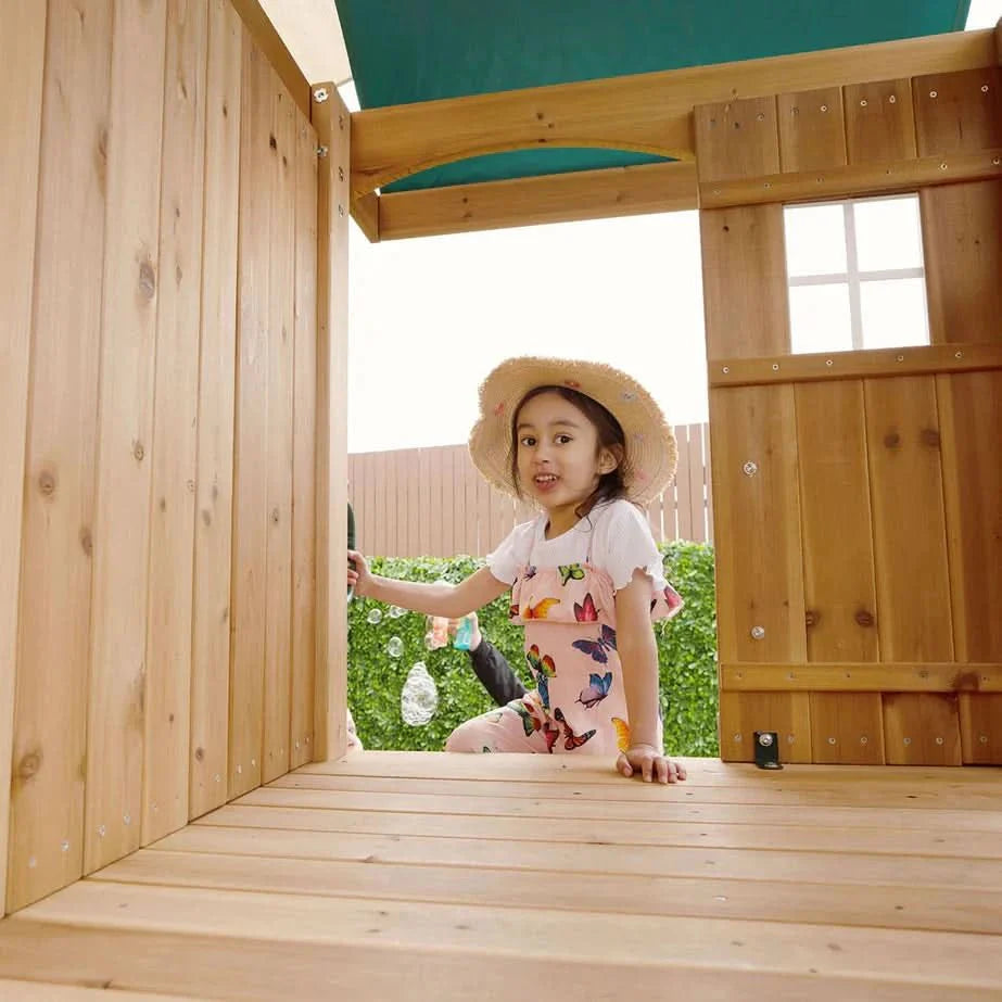 Lifespan Kids Montrose Play Centre Set with 2.2m Green Slide