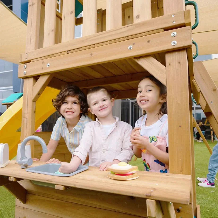 Lifespan Kids Montrose Play Centre Set with 2.2m Yellow Slide