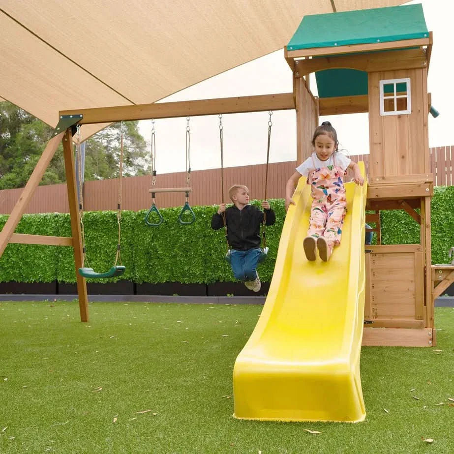 Lifespan Kids Montrose Play Centre Set with 2.2m Yellow Slide