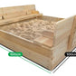 Lifespan Kids Strongbox 2 Square Sandpit