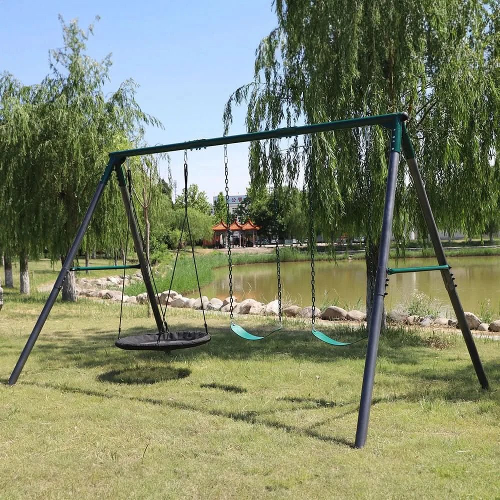 Lifespan Kids Titan Commercial Steel Swing Set