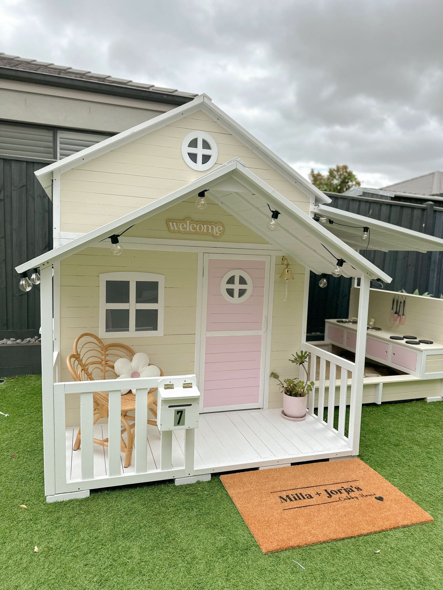 Deposit - Lovely Shack Cubby with Mud Kitchen ($2489)