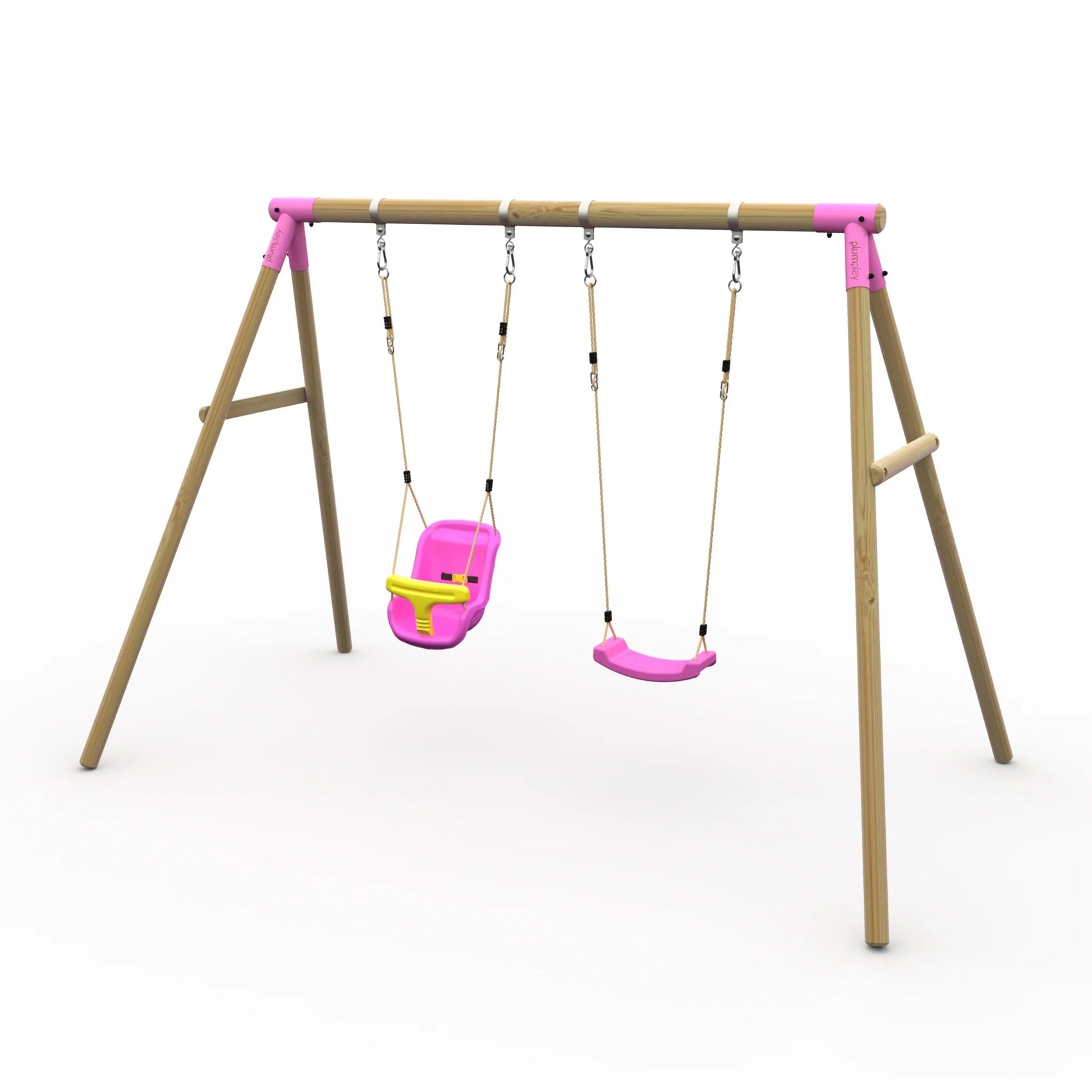 Plum® Marmoset Wooden Swing Set