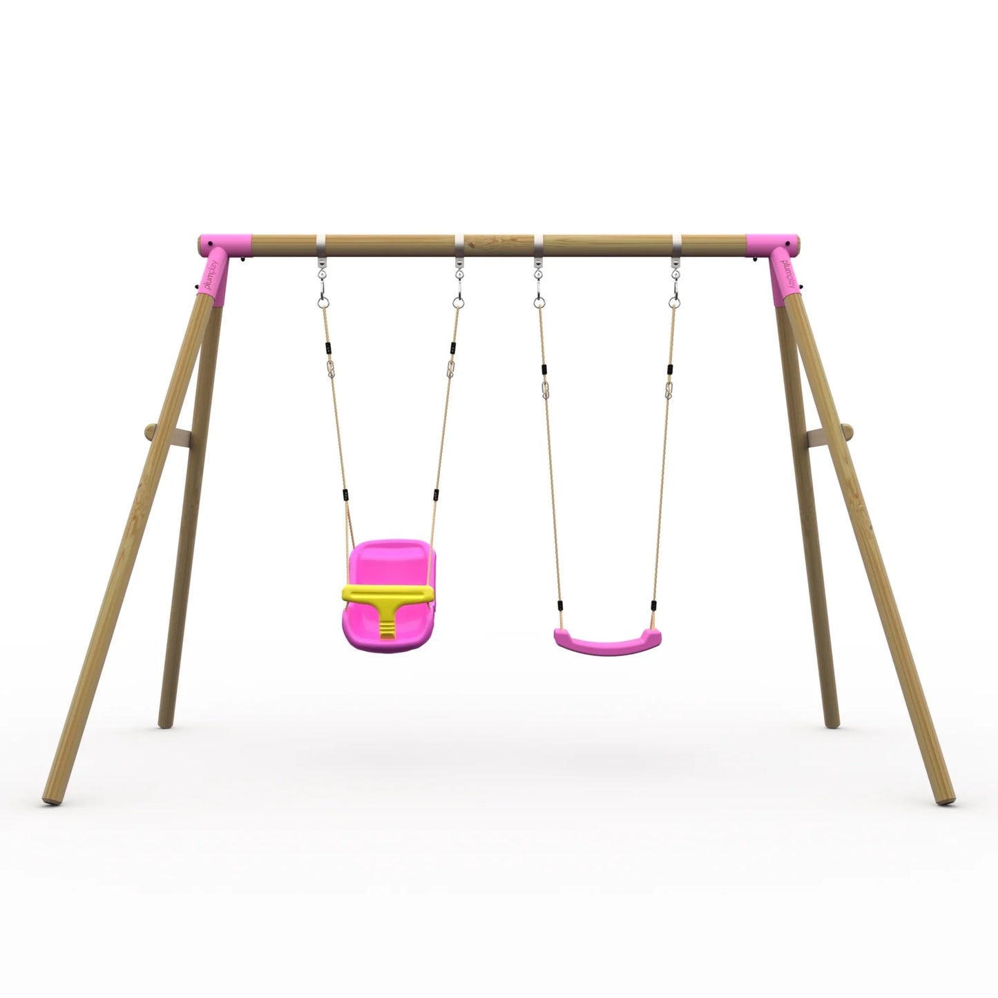 Plum® Marmoset Wooden Swing Set