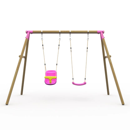 Plum® Marmoset Wooden Swing Set