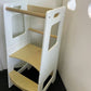 Kidz Learning Tower - White & Wood