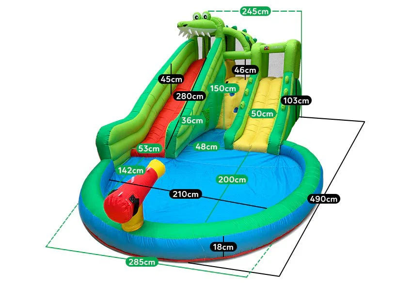 Lifespan Kids Crocadoo Slide & Splash
