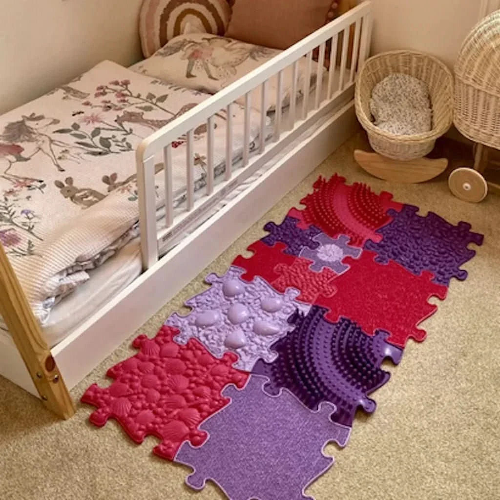 Muffik Pink Sensory Playmat Set - Tinnitots