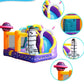 Space Inflatable Bouncy Castle with Slide and Pool / Ball Pit (72039)