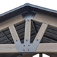 Yardtopia Oslo 2.4m x 1.8m BBQ/Grill Timber & Steel Gable Roof Gazebo
