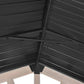 Yardtopia Oslo XL 3.6m x 2.4m BBQ/Grill Timber & Steel Gable Roof Gazebo