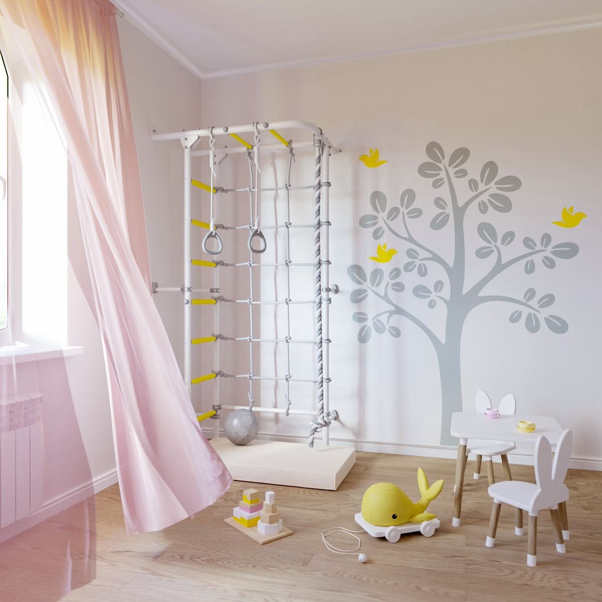 Swedish Corner Wallbars S4 - Tinnitots