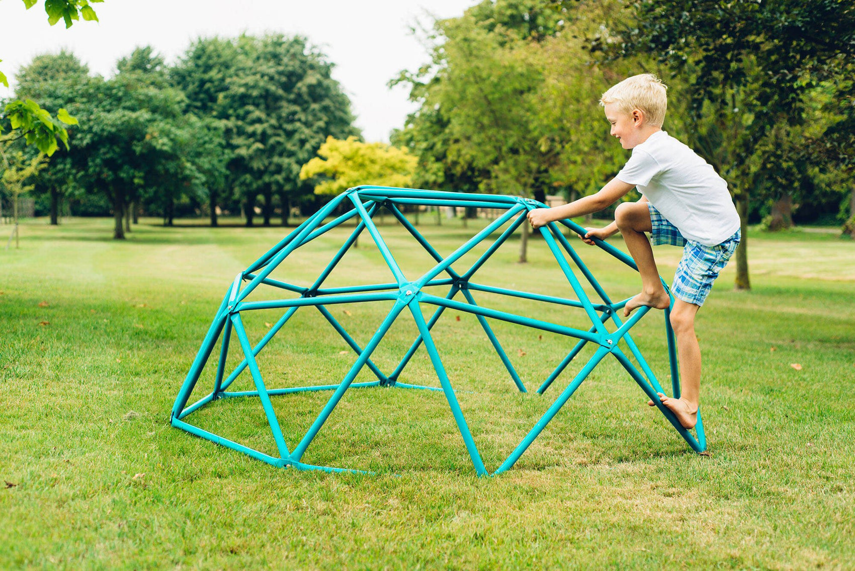 Plum® Deimos Metal Climbing Dome - Teal