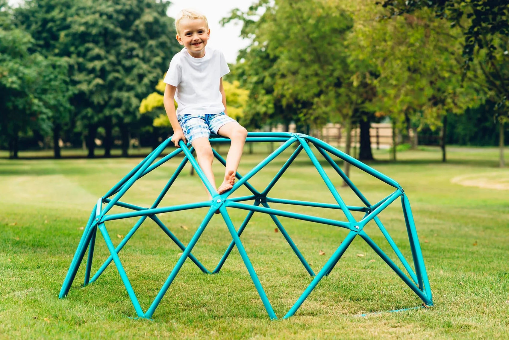 Plum® Deimos Metal Climbing Dome - Teal