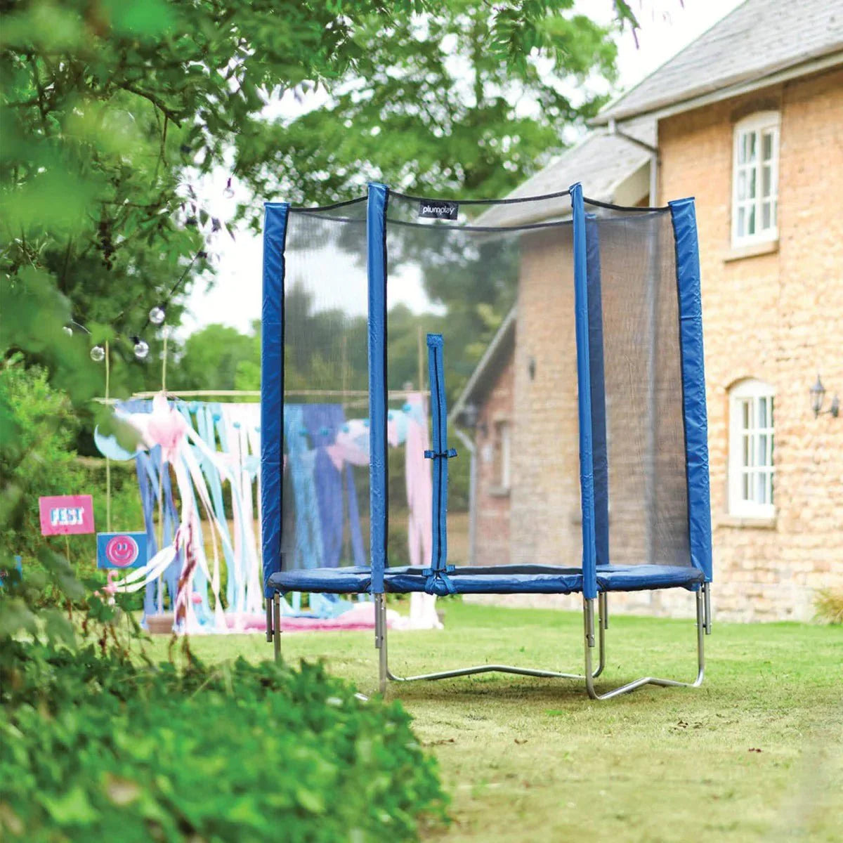 Plum® 6ft Junior Trampoline and Enclosure - Blue
