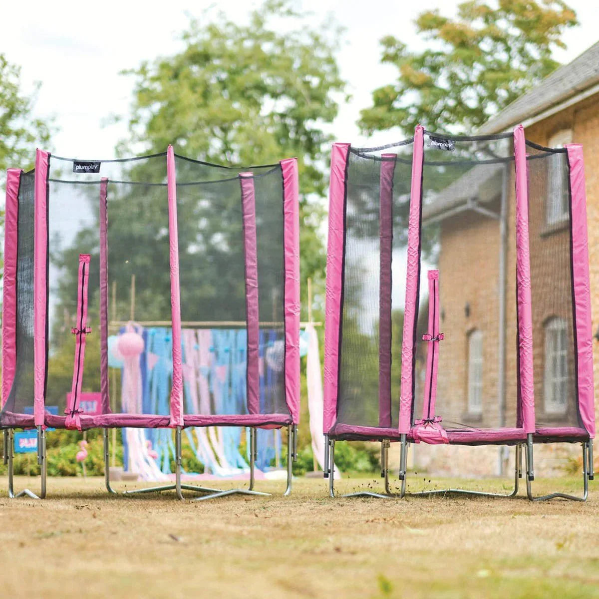 Plum® 6ft Junior Trampoline and Enclosure - Pink